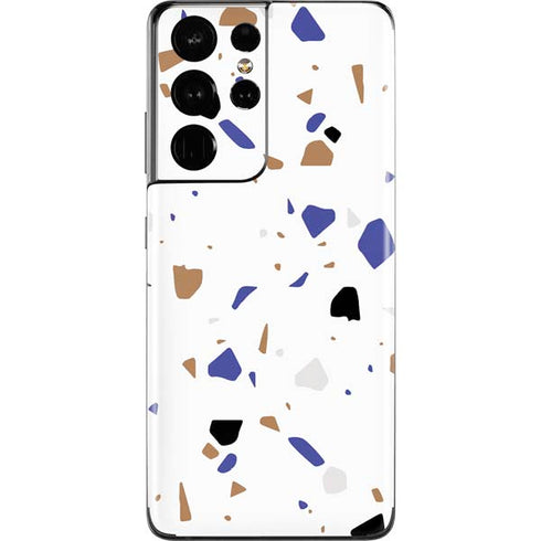 White Terrazzo Galaxy S21 Ultra 5G Skin